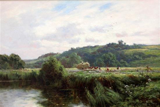 Henry H. Parker (1858-1930) Near Marlow on Thames, 12 x 18in.